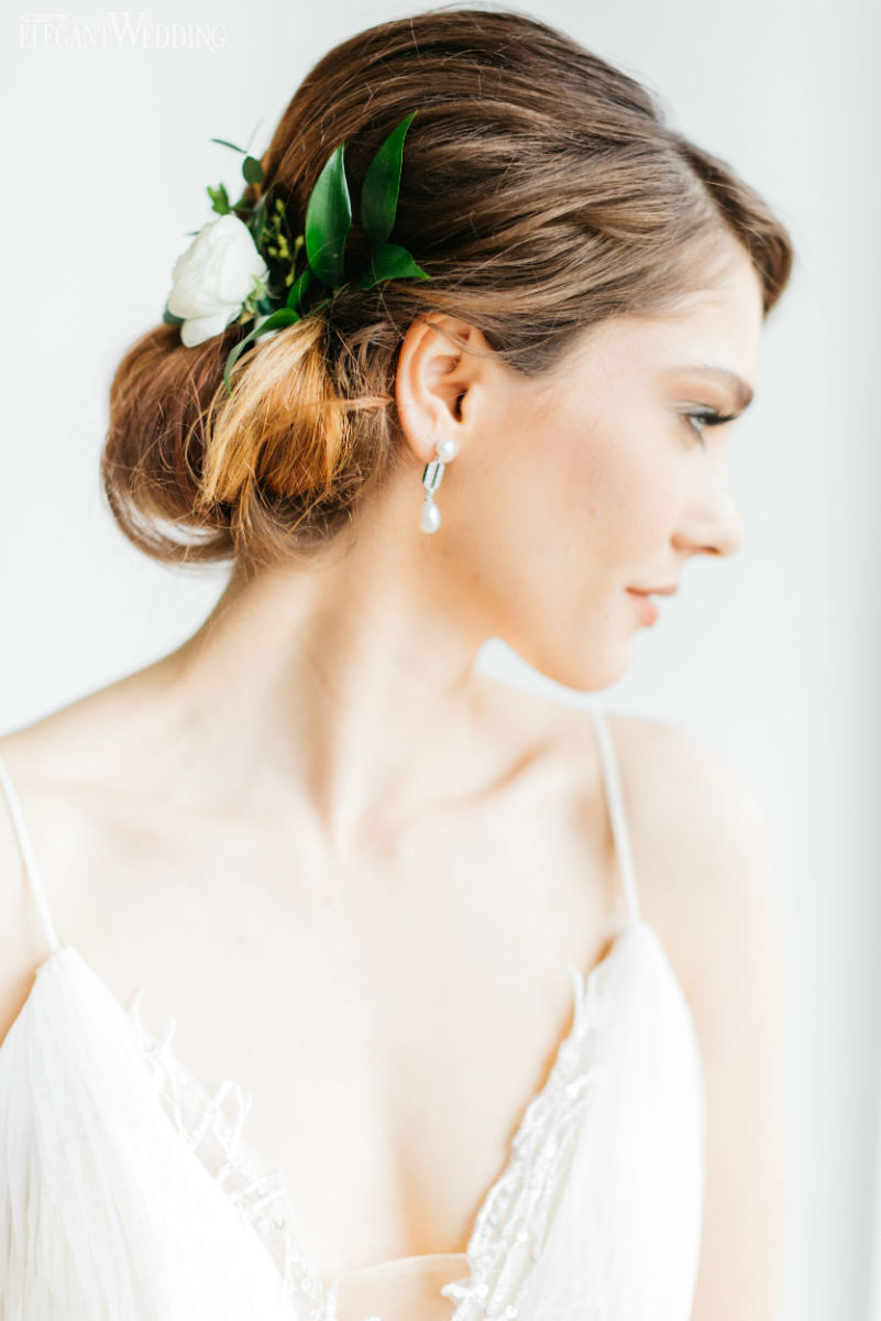 Flower Bridal Hairstyles