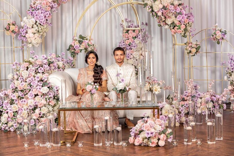lavender indian wedding theme