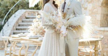 pampas grass floral arrangments
